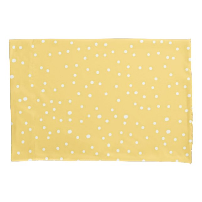 Polka dot pattern pillowcase (Front)