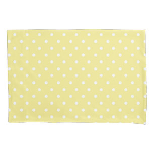 Polka dot pattern pillowcase