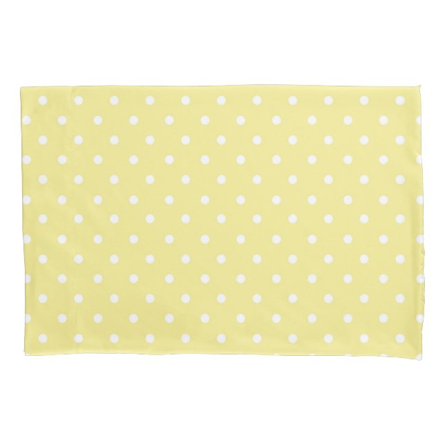 Polka dot pattern pillowcase (Front)