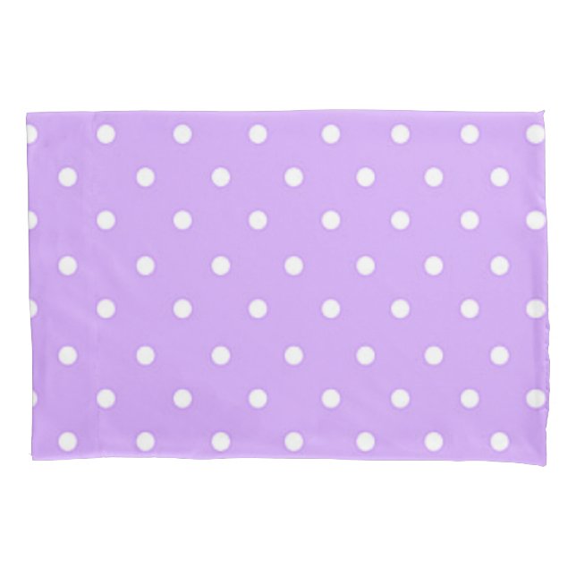 Polka dot pattern pillowcase (Front)