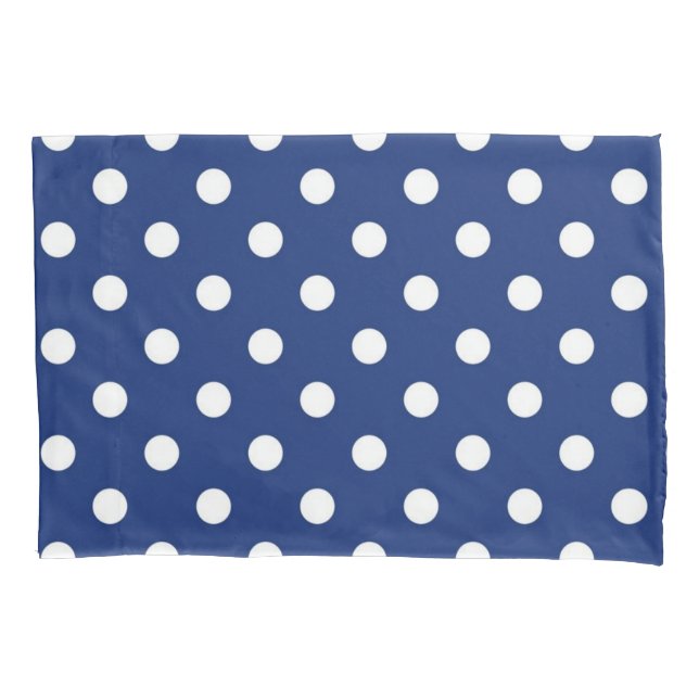 Polka dot pattern pillowcase (Front)
