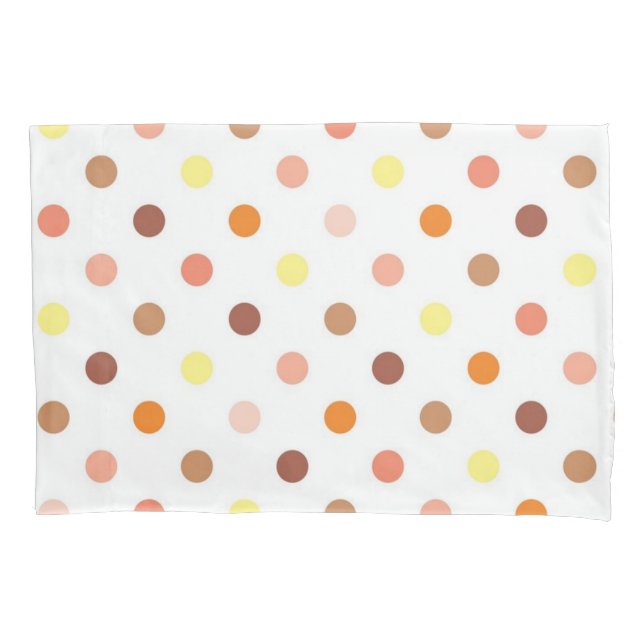 Polka dot pattern pillowcase (Front)