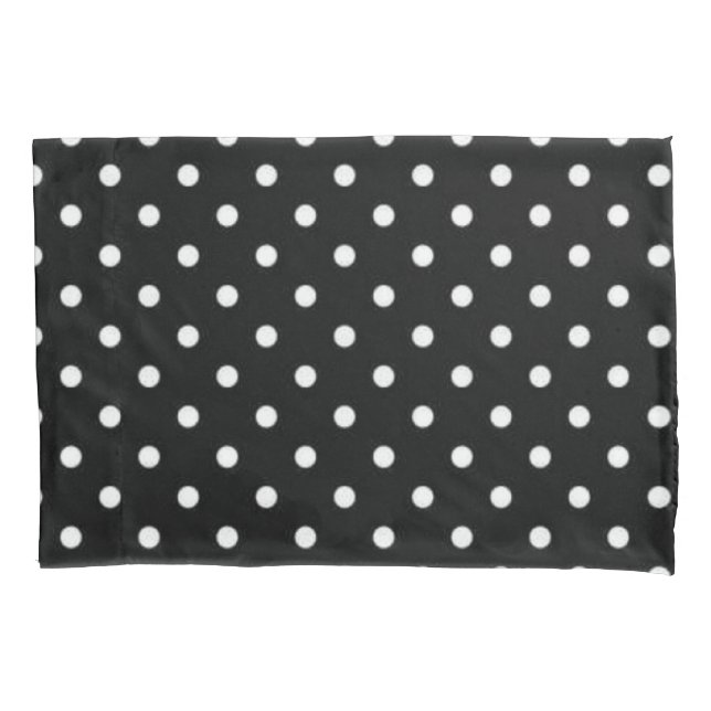 Polka dot pattern pillowcase (Front)