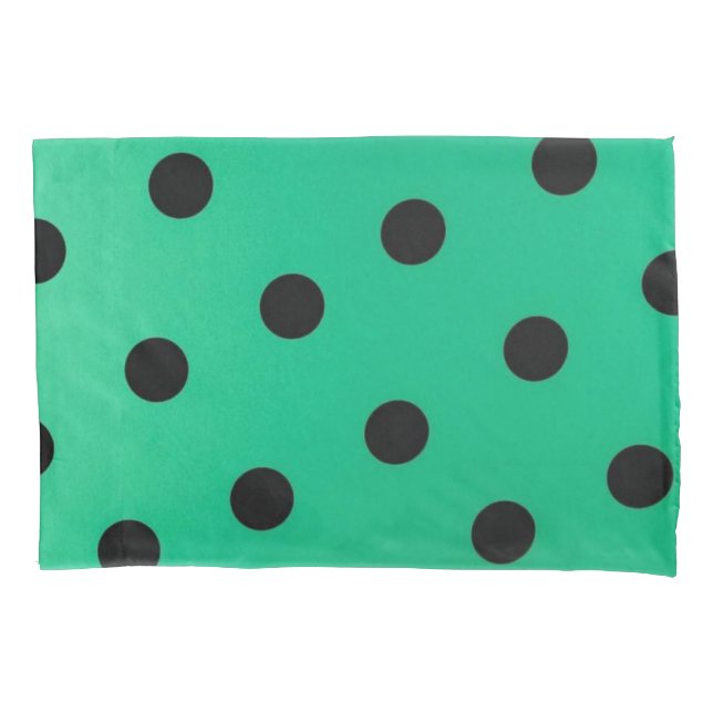 Polka dot pattern pillowcase (Front)