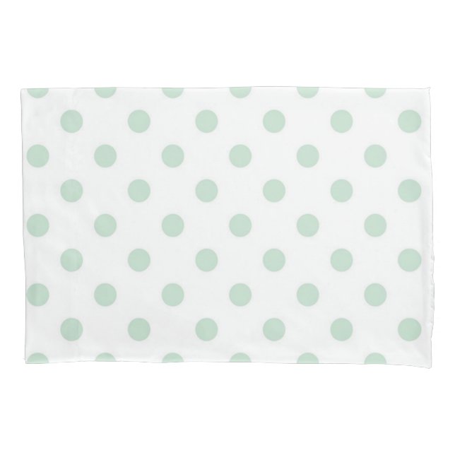 Polka dot pattern pillowcase (Front)