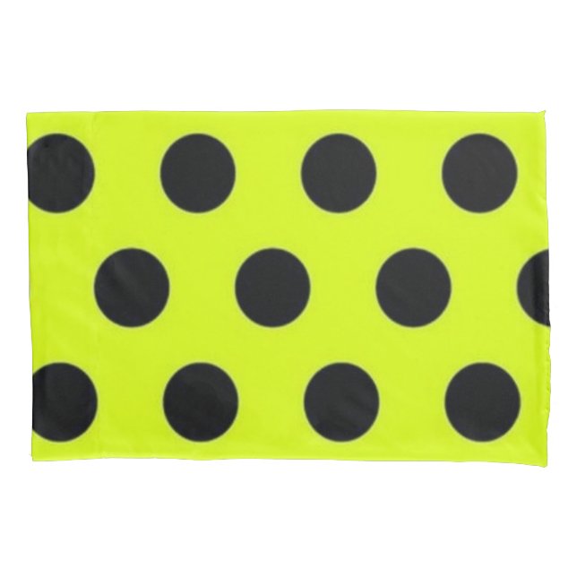 Polka dot pattern pillowcase (Front)