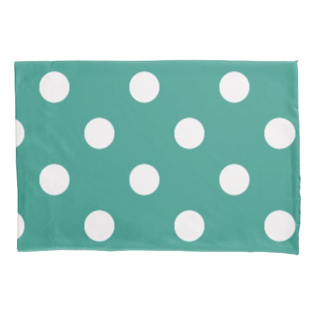 Polka dot pattern pillowcase (Front)