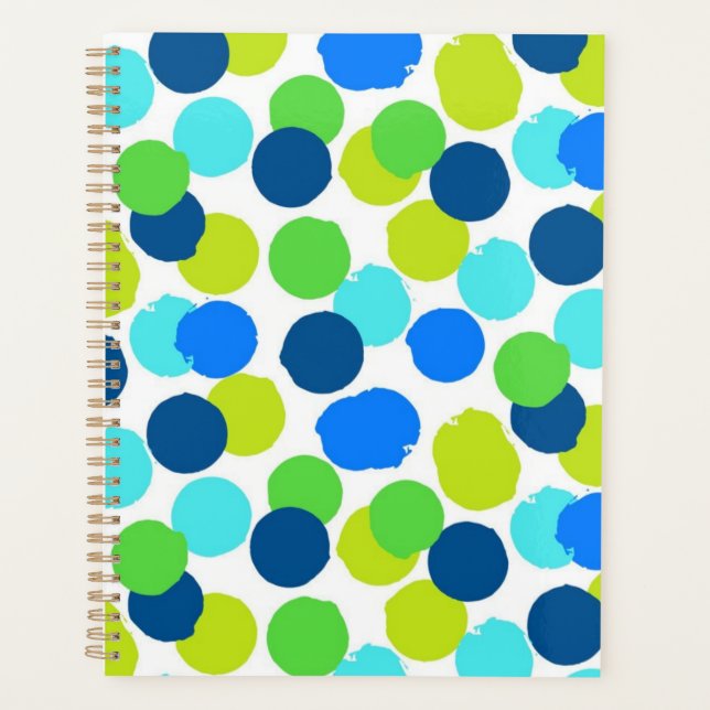 Polka dot pattern planner (Front)