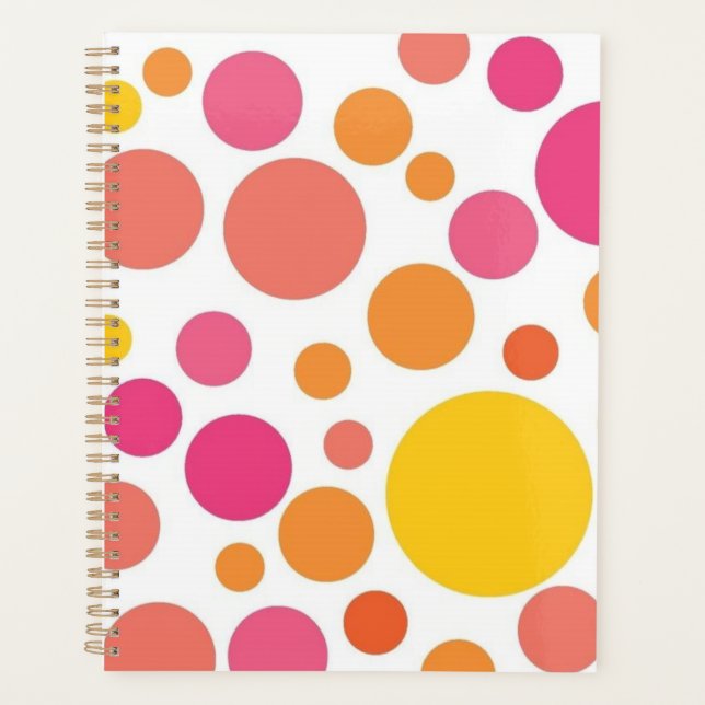 Polka dot pattern planner (Front)