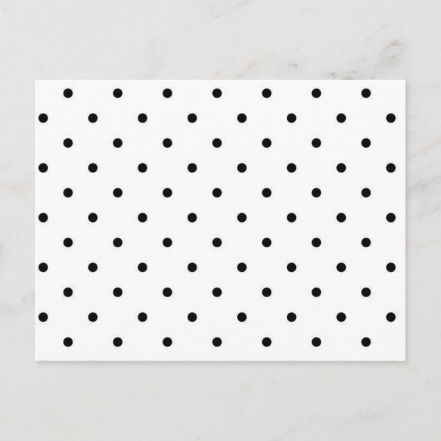 Polka dot pattern postcard (Front)