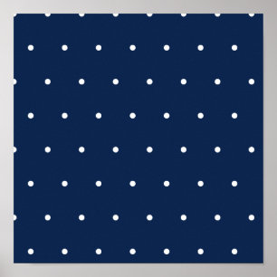 Polka dot pattern poster