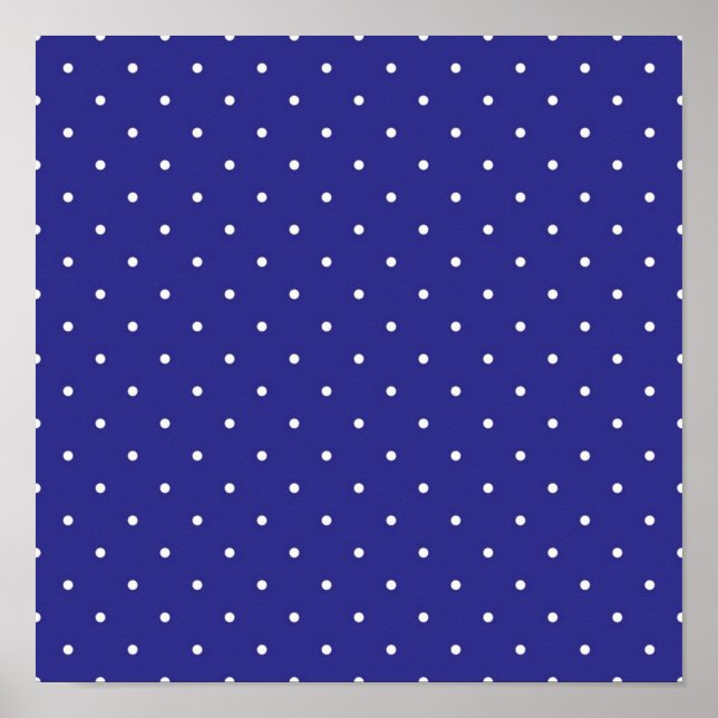 Polka dot pattern poster (Front)