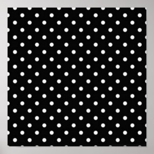 Polka dot pattern poster