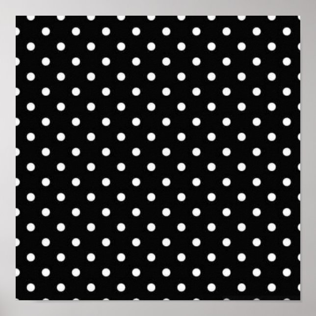Polka dot pattern poster (Front)