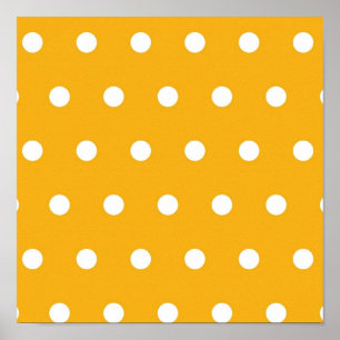 Polka dot pattern poster