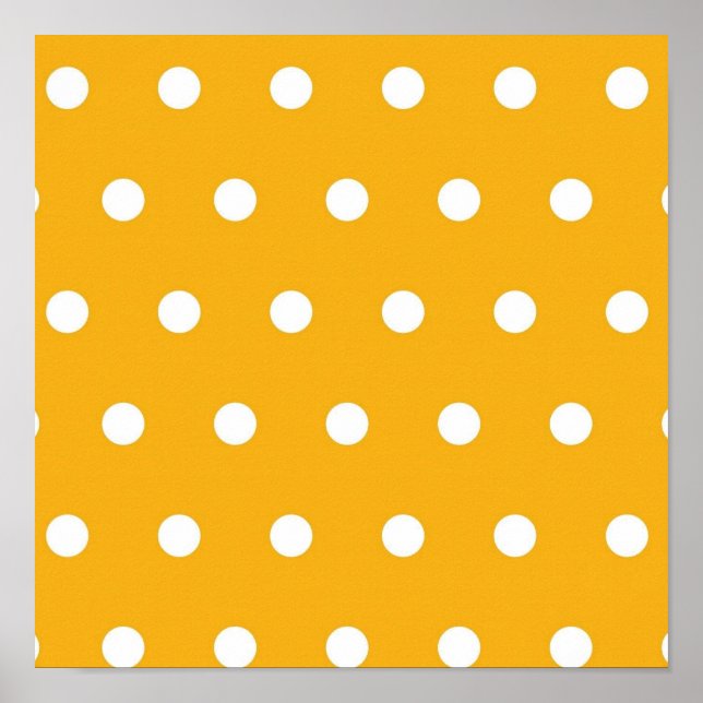 Polka dot pattern poster (Front)
