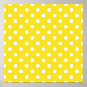 Polka dot pattern poster