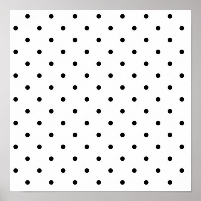 Polka dot pattern poster (Front)