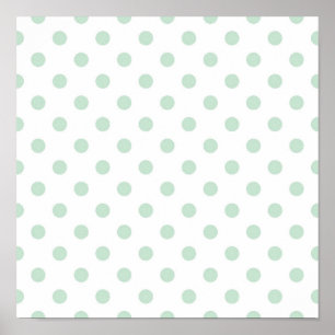 Polka dot pattern poster
