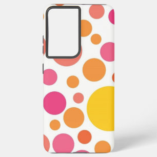 Polka dot pattern samsung galaxy case