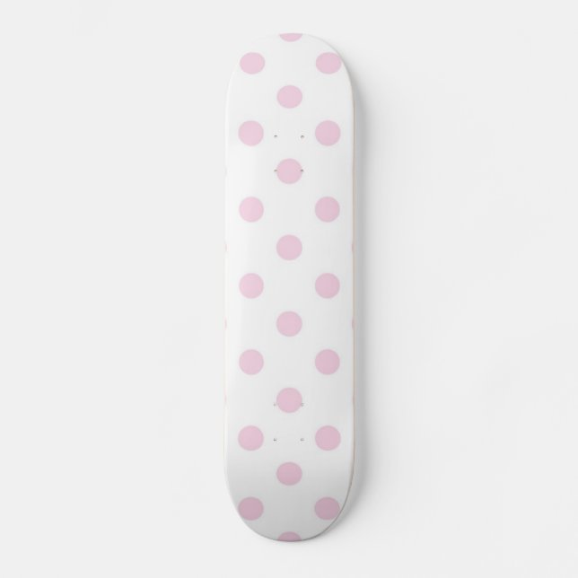 Polka dot pattern skateboard (Front)