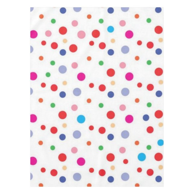 Polka dot pattern tablecloth (Front)