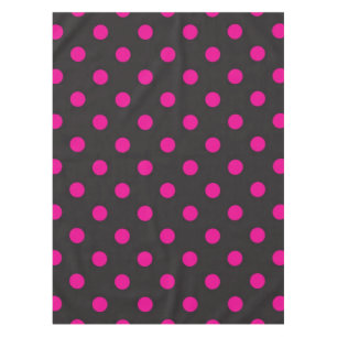 Polka dot pattern tablecloth