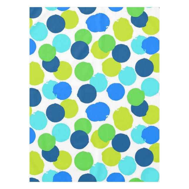 Polka dot pattern tablecloth (Front)
