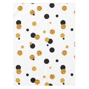 Polka dot pattern tablecloth