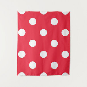 Polka dot pattern tapestry