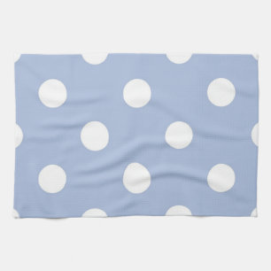 Polka dot pattern tea towel