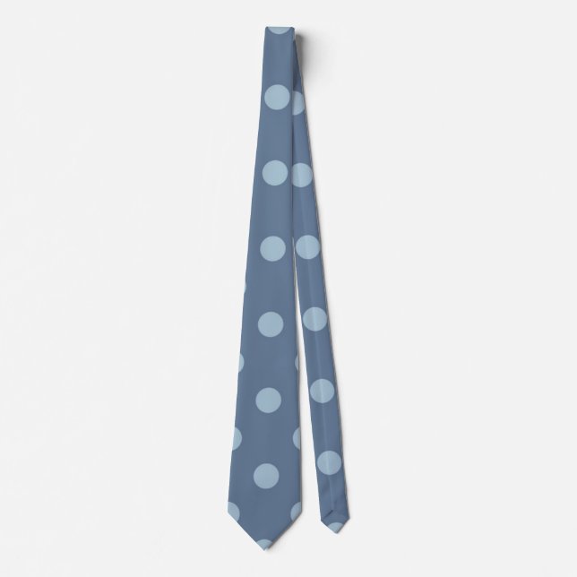 Polka dot pattern tie (Front)