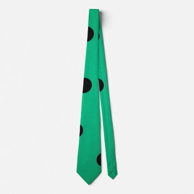 Polka dot pattern tie (Front)
