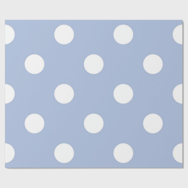 Polka dot pattern wrapping paper (Flat)