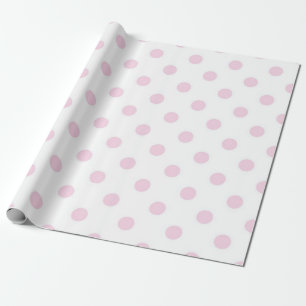 Polka dot pattern wrapping paper