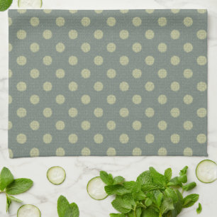 Polka Dot Personalised Hand Towel Template
