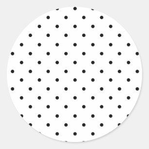 Polka Dot & Pink Envelope Seal Sticker