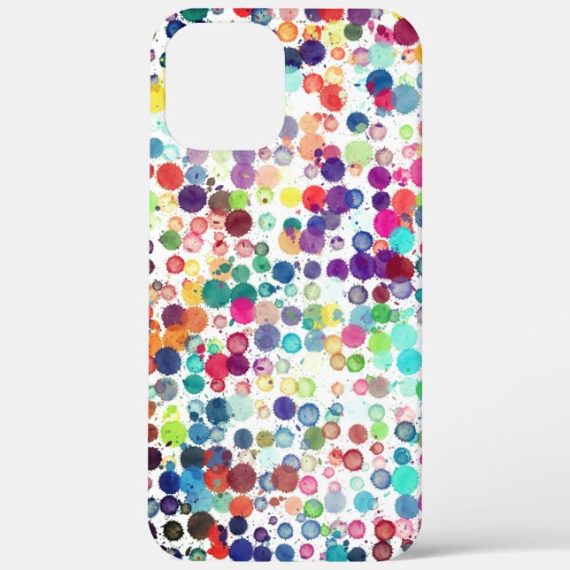 Polka Dot Pixly Case-Mate iPhone Case (Back)