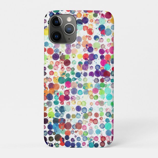 Polka Dot Pixly Case-Mate iPhone Case (Back)