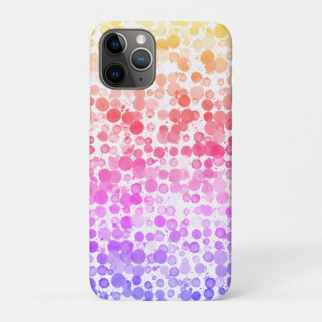 Polka Dot Pixly Case-Mate iPhone Case (Back)