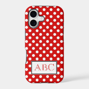 Polka Dot Red & White iPhone 5 Case