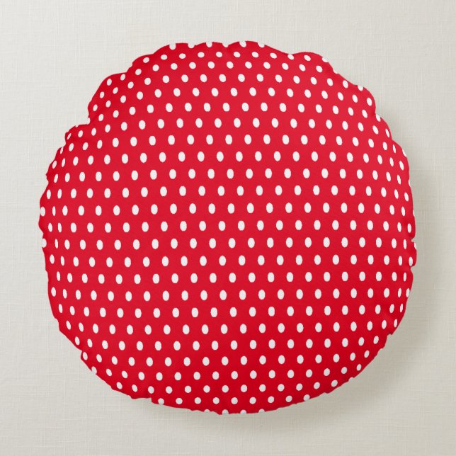 Polka Dot - Round Cushion (Front)