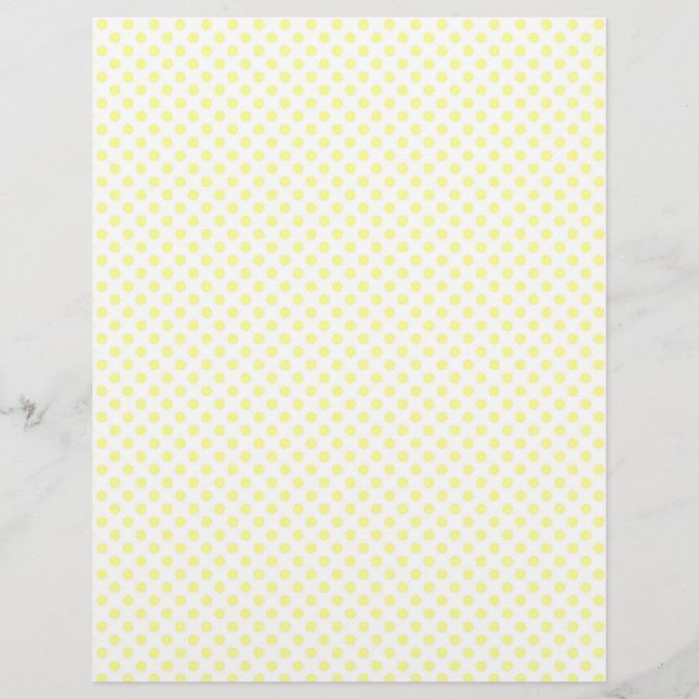Polka dot scrapbook paper design (Front)