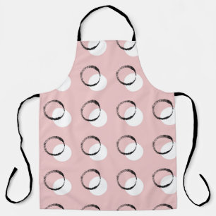 Polka dot.Seamless pattern. Image on a white and c Apron