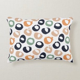 Polka dot seamless pattern. Vintage illustration. Decorative Cushion