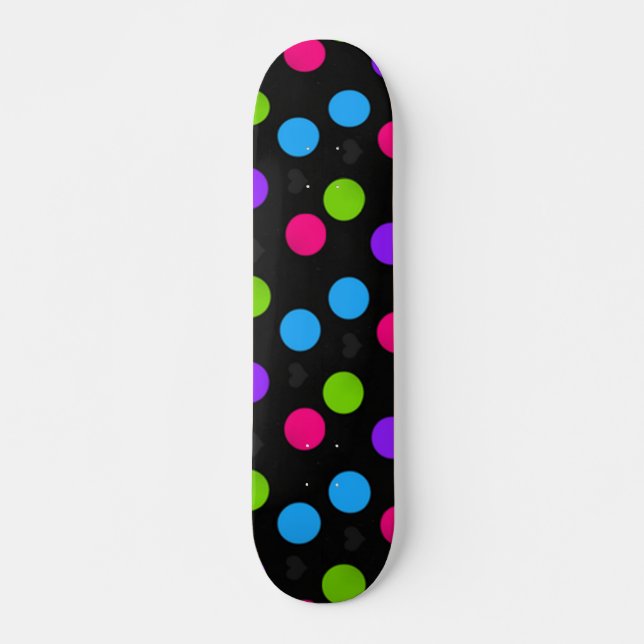 Polka Dot Skateboard (Front)