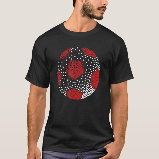 Polka Dot Soccer  Player International Dot Day 2 T-Shirt (Front)