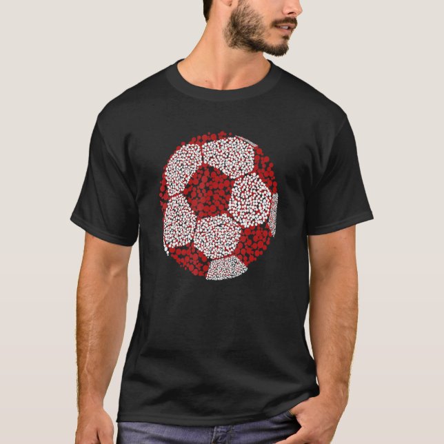 Polka Dot Soccer  Player International Dot Day 3 T-Shirt (Front)