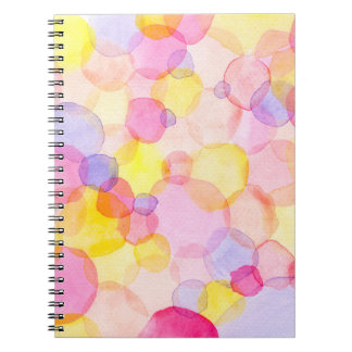 Polka Dot Splash: Colourful Watercolor Notebook