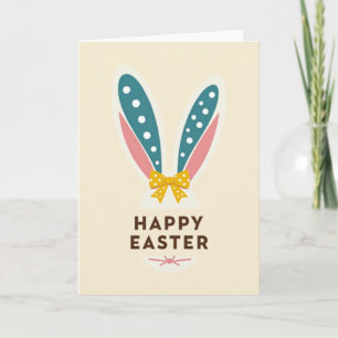 Polka Dot Spring Animal Card